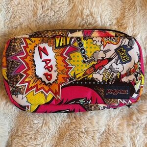 JanSport Zap Comic Print Kids Pencil Case